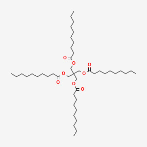 molecular formula C45H84O8 B1679281 Pentaerythrityl tetracaprate CAS No. 13784-61-7