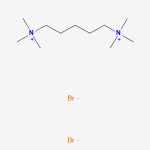 molecular formula C11H28Br2N2 B1679286 Pentamethonium Bromide CAS No. 541-20-8