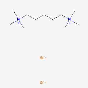 molecular formula C11H28Br2N2 B1679286 Pentamethonium bromide CAS No. 541-20-8
