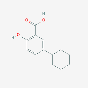 molecular formula C13H16O3 B167929 5-Cyclohexylsalicylic acid CAS No. 1855-23-8