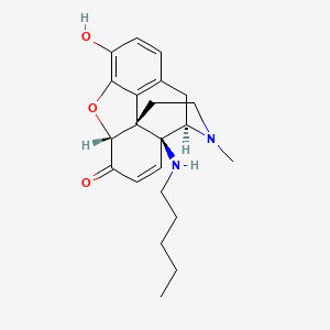 molecular formula C22H28N2O3 B1679290 Pentamorphone CAS No. 68616-83-1