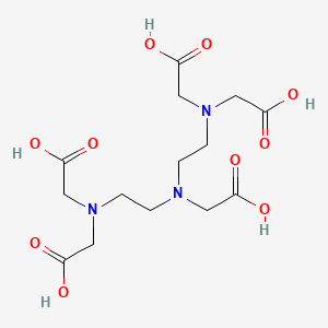 molecular formula C14H23N3O10 B1679297 Pentetic acid CAS No. 67-43-6
