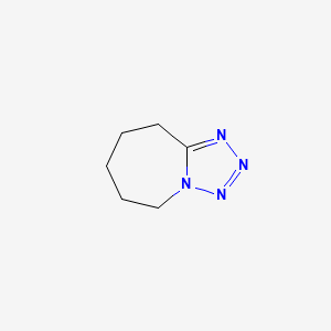 molecular formula C6H10N4 B1679298 Pentylenetetrazole CAS No. 54-95-5