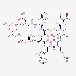 molecular formula C63H87N13O19S2 B1679299 Pentetreotide CAS No. 138661-02-6