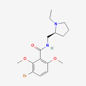 molecular formula C16H23BrN2O3 B1679305 Remoxipride CAS No. 80125-14-0