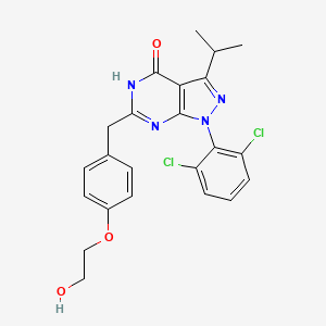 molecular formula C23H22Cl2N4O3 B1679313 Cdk/Crk Inhibitor CAS No. 784211-09-2