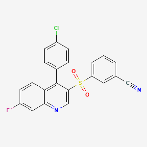 molecular formula C22H12ClFN2O2S B1679316 Unii-5900NS9zhi CAS No. 1093734-27-0
