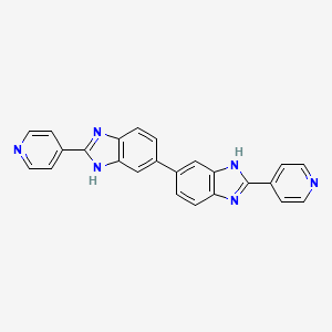 molecular formula C24H16N6 B1679324 Ridinilazole CAS No. 308362-25-6