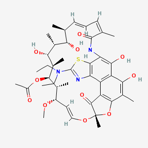 molecular formula C42H55N3O11S B1679327 Rifamexil CAS No. 113102-19-5