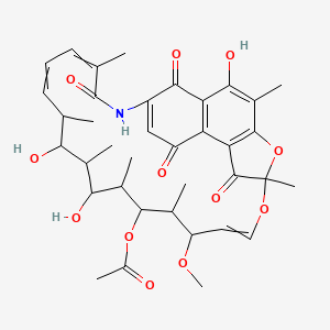 B1679329 Rifamycin S CAS No. 13553-79-2