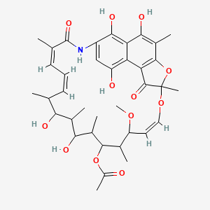 molecular formula C38H49NO11 B1679330 Rifamycin CAS No. 15105-92-7