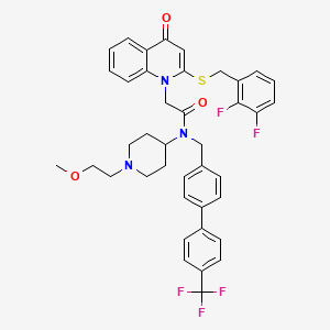 molecular formula C40H38F5N3O3S B1679333 Rilapladib CAS No. 412950-08-4