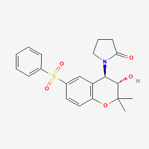 molecular formula C21H23NO5S B1679335 Rilmakalim CAS No. 132014-21-2