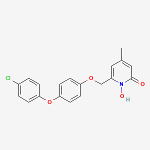 molecular formula C19H16ClNO4 B1679338 Rilopirox CAS No. 104153-37-9