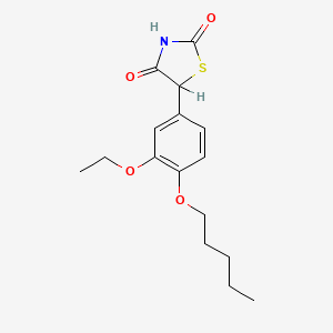 molecular formula C16H21NO4S B1679341 Risarestat CAS No. 79714-31-1