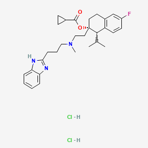 molecular formula C30H40Cl2FN3O2 B1679359 NNC 55-0396 dihydrochloride CAS No. 357400-13-6
