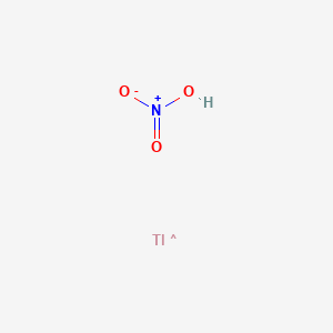 molecular formula TlNO3<br>NO3Tl B167936 Thallium nitrate (Tl(NO3)) CAS No. 10102-45-1