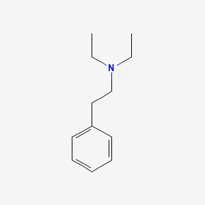 molecular formula C12H19N B1679365 N,N-Diethylphenethylamine CAS No. 5300-21-0