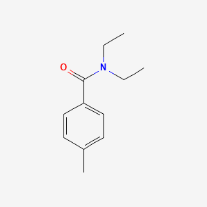 molecular formula C12H17NO B1679366 N,N-Diethyl-p-toluamide CAS No. 2728-05-4
