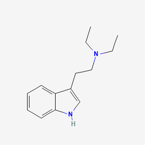 molecular formula C14H20N2 B1679367 N,N-Diethyltryptamine CAS No. 61-51-8