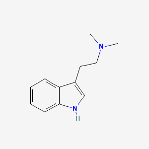 molecular formula C12H16N2 B1679369 N,N-Dimethyltryptamine CAS No. 61-50-7