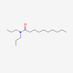 molecular formula C16H33NO B1679372 Decanamide, N,N-dipropyl- CAS No. 24928-26-5