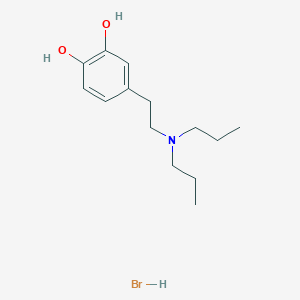 molecular formula C14H24BrNO2 B1679373 Dipropyldopamine Hydrobromide CAS No. 65273-66-7