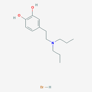 molecular formula C14H24BrNO2 B1679373 Dipropyldopamine hydrobromide CAS No. 65273-66-7