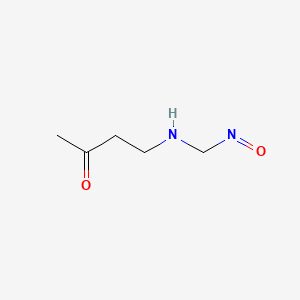 molecular formula C5H10N2O2 B1679376 N-Nitrosomethyl(3-oxobutyl)amine CAS No. 89367-15-7