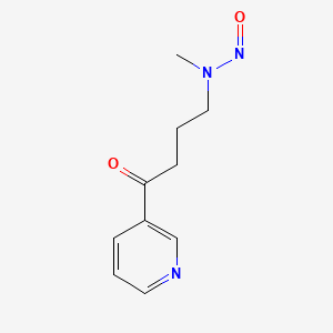 molecular formula C10H13N3O2 B1679377 4-(Methylnitrosamino)-1-(3-pyridyl)-1-butanone CAS No. 64091-91-4