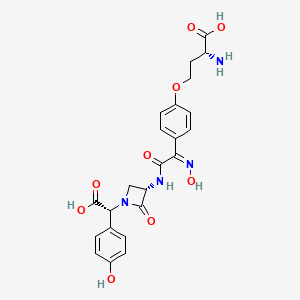 molecular formula C23H24N4O9 B1679383 Nocardicin A CAS No. 39391-39-4