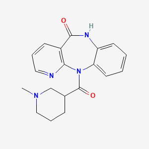 molecular formula C19H20N4O2 B1679387 Rispenzepine CAS No. 96449-05-7