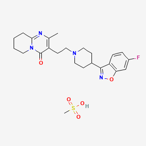 molecular formula C24H31FN4O5S B1679388 Risperidone mesylate 