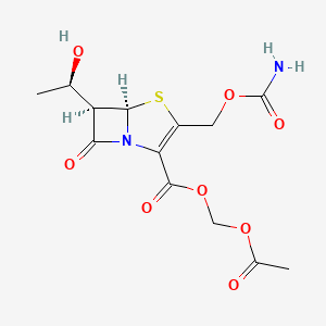 molecular formula C13H16N2O8S B1679392 Ritipenem acoxil CAS No. 99376-22-4