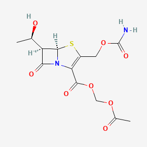molecular formula C13H16N2O8S B1679392 Ritipenem Acoxil CAS No. 99376-22-4