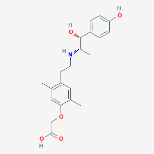 molecular formula C21H27NO5 B1679393 KUC-7322 CAS No. 255734-04-4