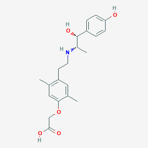 molecular formula C21H27NO5 B1679393 Ritobegron CAS No. 255734-04-4
