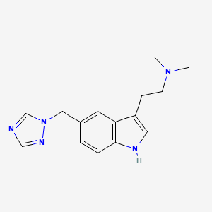 molecular formula C15H19N5 B1679398 Rizatriptan CAS No. 144034-80-0