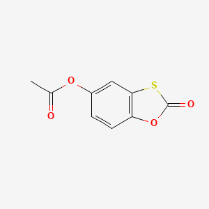 molecular formula C9H6O4S B1679401 2-Oxo-1,3-benzoxathiol-5-yl acetate CAS No. 82531-06-4