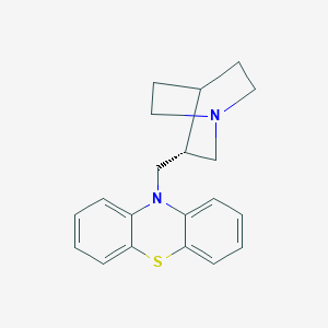 molecular formula C20H22N2S B1679414 Mequitazine, (R)- CAS No. 147780-50-5