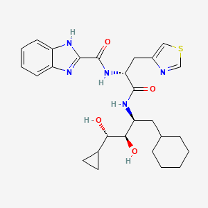 molecular formula C27H35N5O4S B1679425 Ro 0437626 CAS No. 134362-79-1