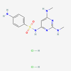 molecular formula C12H18Cl2N6O2S B1679428 Ro 04-6790 dihydrochloride CAS No. 1197333-95-1