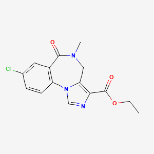 molecular formula C15H14ClN3O3 B1679447 Ro 15-3505 CAS No. 78756-33-9