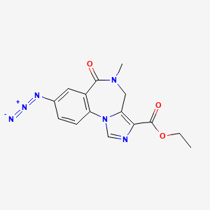 molecular formula C15H14N6O3 B1679449 Ro15-4513 CAS No. 91917-65-6