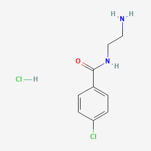 molecular formula C9H11ClN2O B1679451 N-(2-aminoethyl)-4-chlorobenzamide CAS No. 87235-61-8