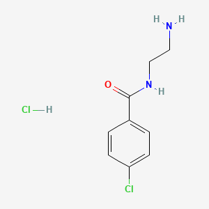 molecular formula C9H12Cl2N2O B1679451 N-(2-aminoethyl)-4-chlorobenzamide CAS No. 87235-61-8