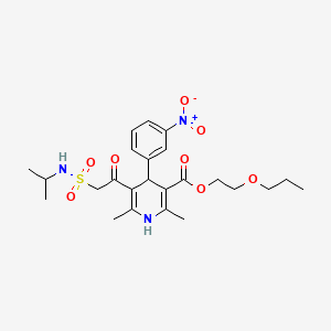 molecular formula C24H33N3O8S B1679454 Ro 18-3981 CAS No. 103295-92-7