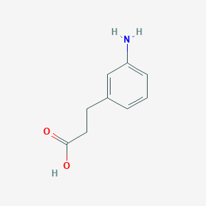 molecular formula C9H11NO2 B167947 3-(3-Aminophenyl)propanoic acid CAS No. 1664-54-6
