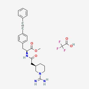 molecular formula C26H30N4O3 B1679471 Ro 26-4550 trifluoroacetate CAS No. 193744-04-6