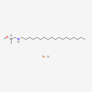 molecular formula C21H46BrNO B1679479 2-Propanol, 1-(octadecylamino)-, hydrobromide CAS No. 125131-65-9